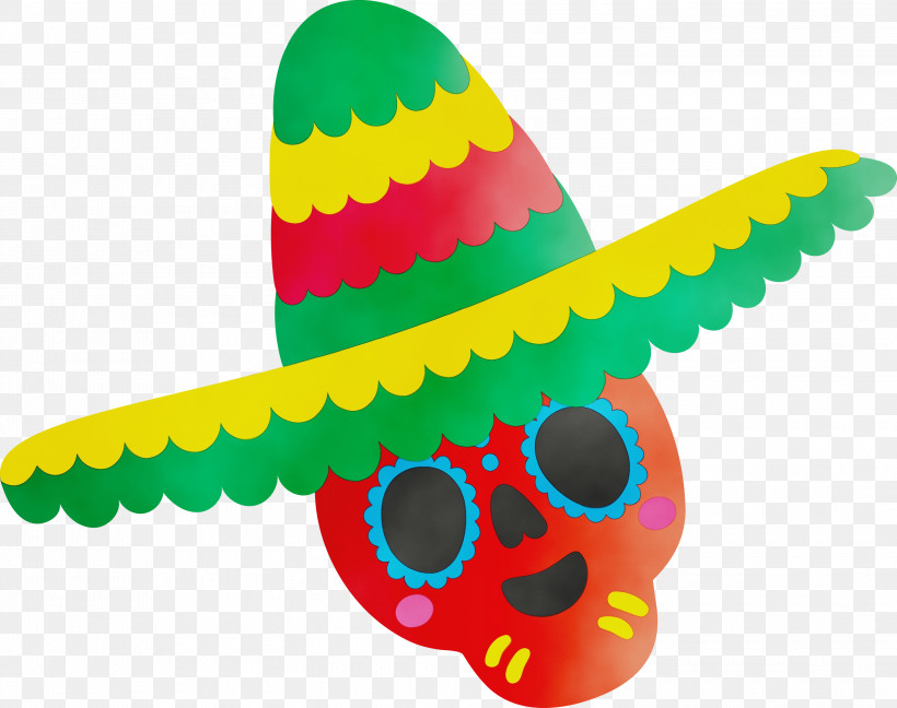 Party Hat, PNG, 3000x2373px, Mexico Elements, Hat, Paint, Party, Party Hat Download Free
