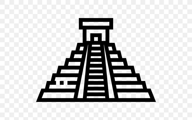 Chichen Itza Maya Civilization Monument, PNG, 512x512px, Chichen Itza, Area, Black And White, Itza People, Landmark Download Free