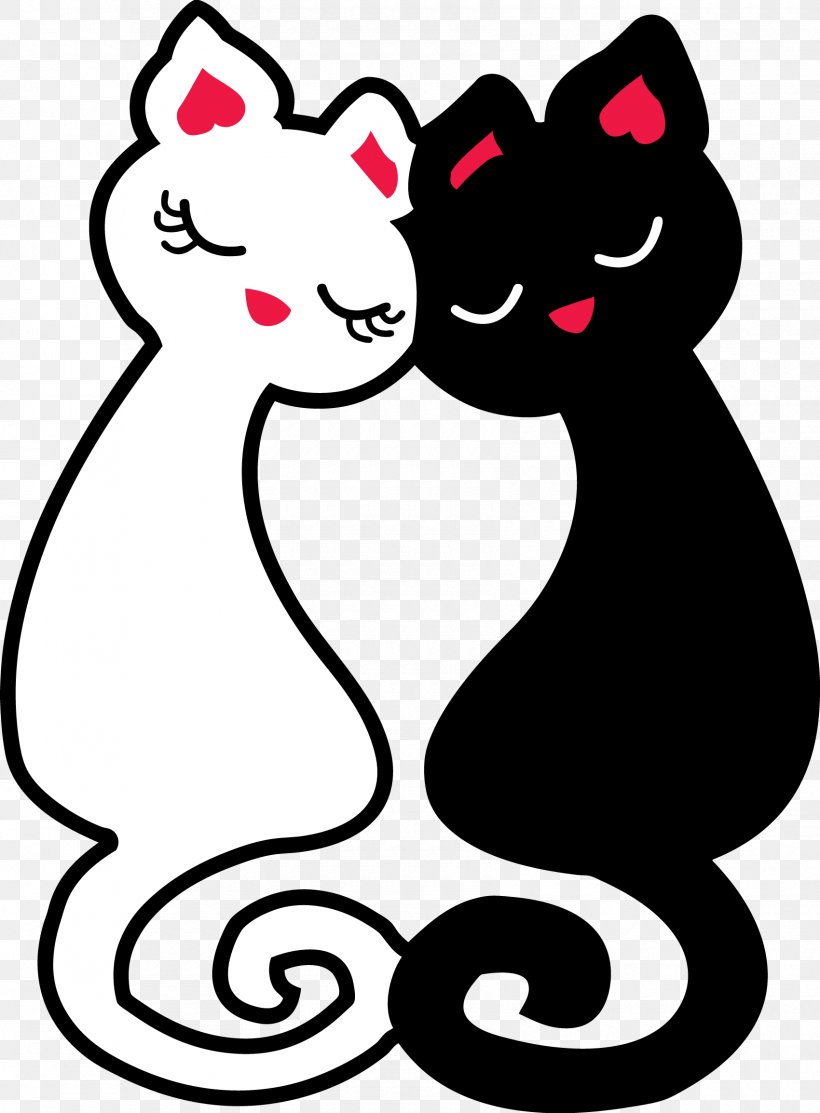 Van Cat Kitten Love Clip Art, PNG, 1700x2308px, Van Cat, Artwork, Black, Black And White, Black Cat Download Free