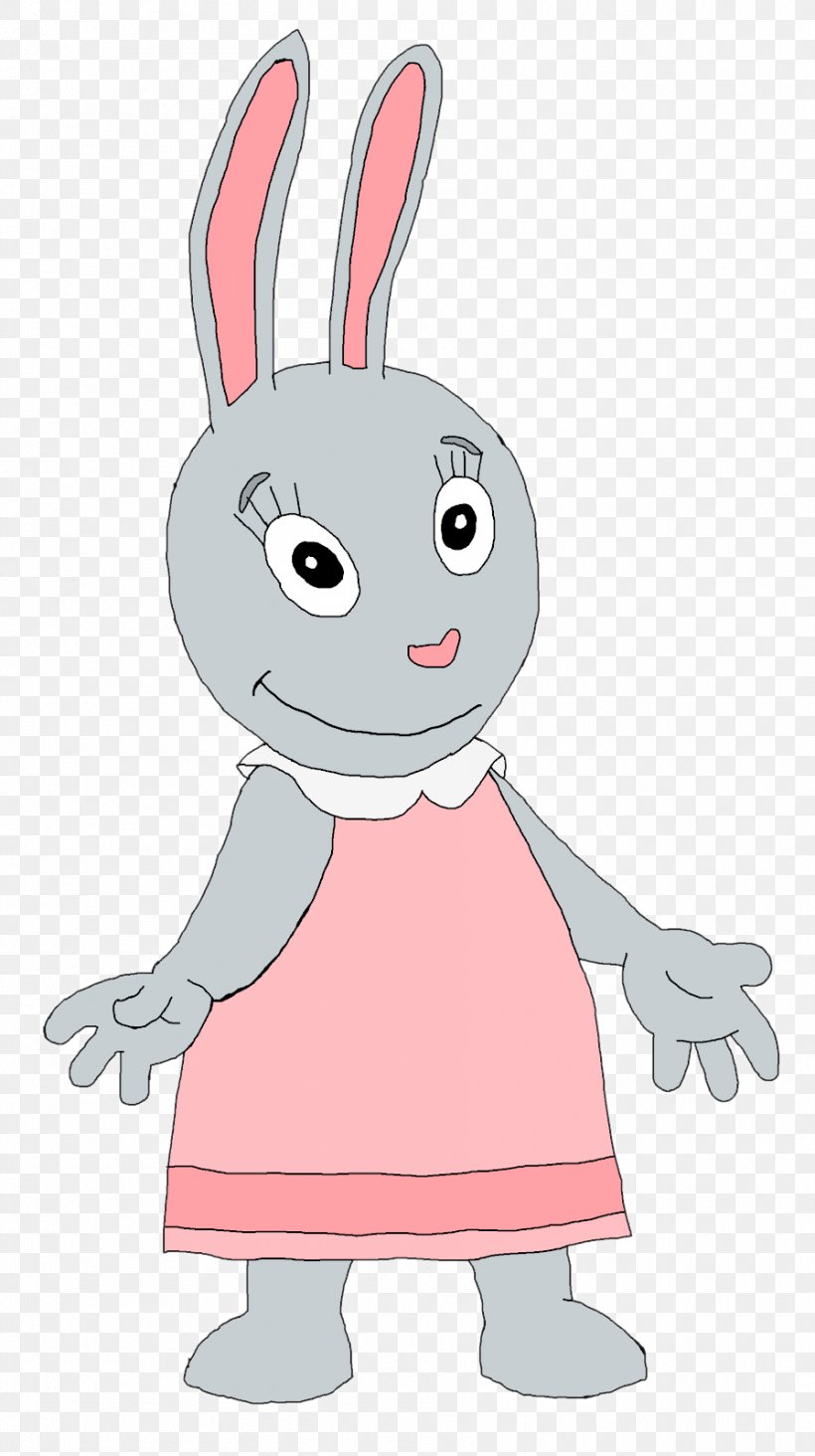 Domestic Rabbit Uniqua Easter Bunny Cartoon, PNG, 896x1600px, Watercolor, Cartoon, Flower, Frame, Heart Download Free