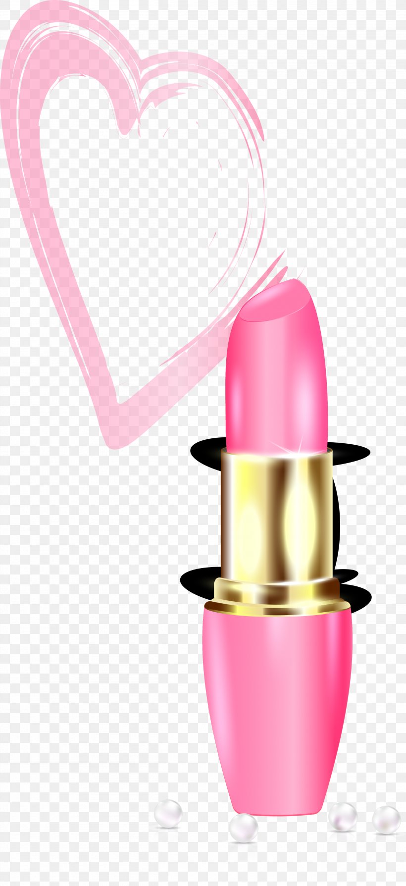 Lipstick Drawing Make-up, PNG, 2614x5704px, Lipstick, Drawing, Face Powder, Heart, Magenta Download Free