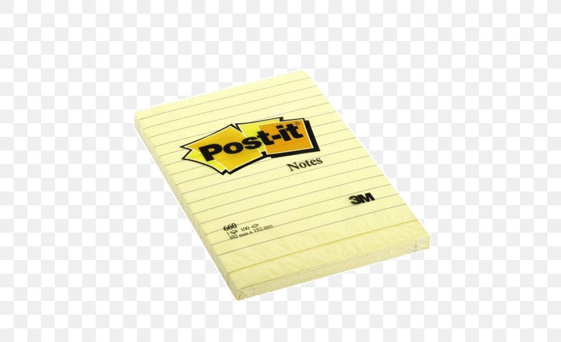 Paper Post-it Note 3M Ring Binder Yellow, PNG, 500x500px, Paper, Bic, Material, Memorandum, Notebook Download Free