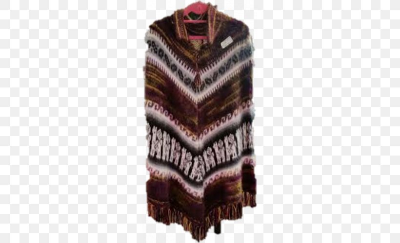 Poncho Wool Pattern, PNG, 500x500px, Poncho, Fur, Outerwear, Shawl, Sleeve Download Free