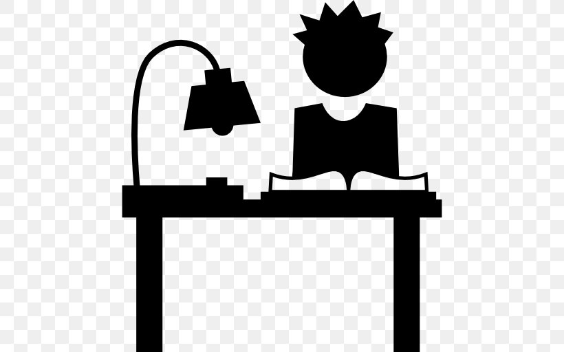 Study Skills Student Table Clip Art, PNG, 512x512px, Study Skills, Artwork, Black, Black And White, Class Download Free