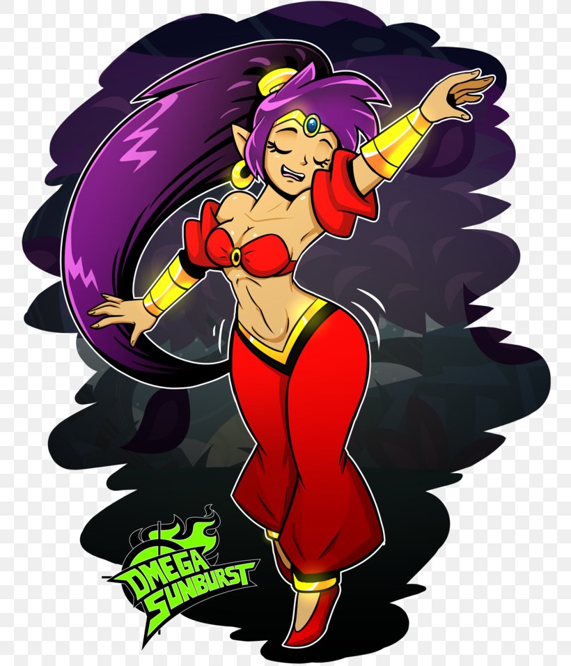 Shantae And The Pirate S Curse Shantae Half Genie Hero Fan Art Dance Png 800x956px Shantae Halfgenie