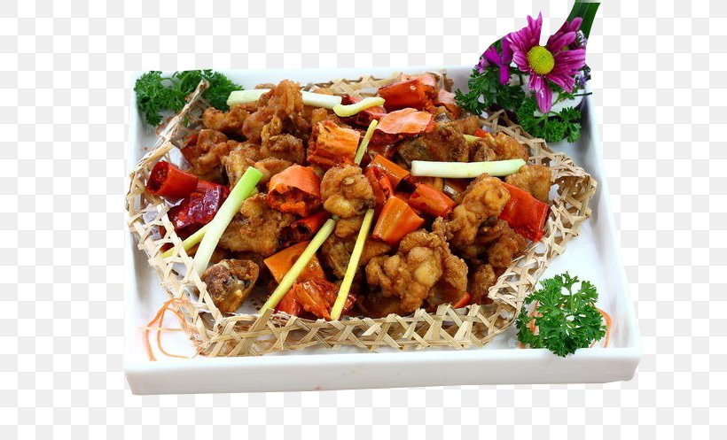 Buffalo Wing Crispy Fried Chicken Vegetarian Cuisine Sichuan Cuisine, PNG, 700x497px, Buffalo Wing, Asian Food, Black Pepper, Capsicum Annuum, Chicken Download Free