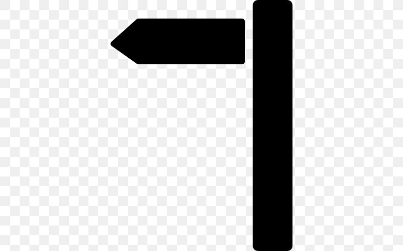 Right Angle Arrow Direction, Position, Or Indication Sign, PNG, 512x512px, Right Angle, Black, Black And White, Computer Font, Music Download Download Free