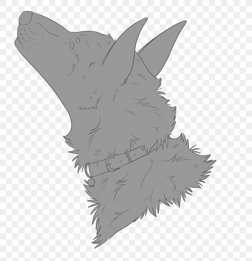Dog Collar Puppy Drawing Painting, PNG, 2700x2800px, Dog, Animal, Art, Black And White, Canidae Download Free