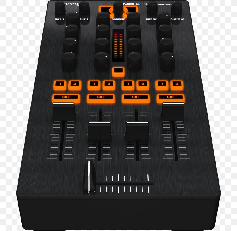 MIDI Controllers DJ Controller DJ Mixer Behringer CMD MM-1 Disc Jockey, PNG, 708x800px, Watercolor, Cartoon, Flower, Frame, Heart Download Free