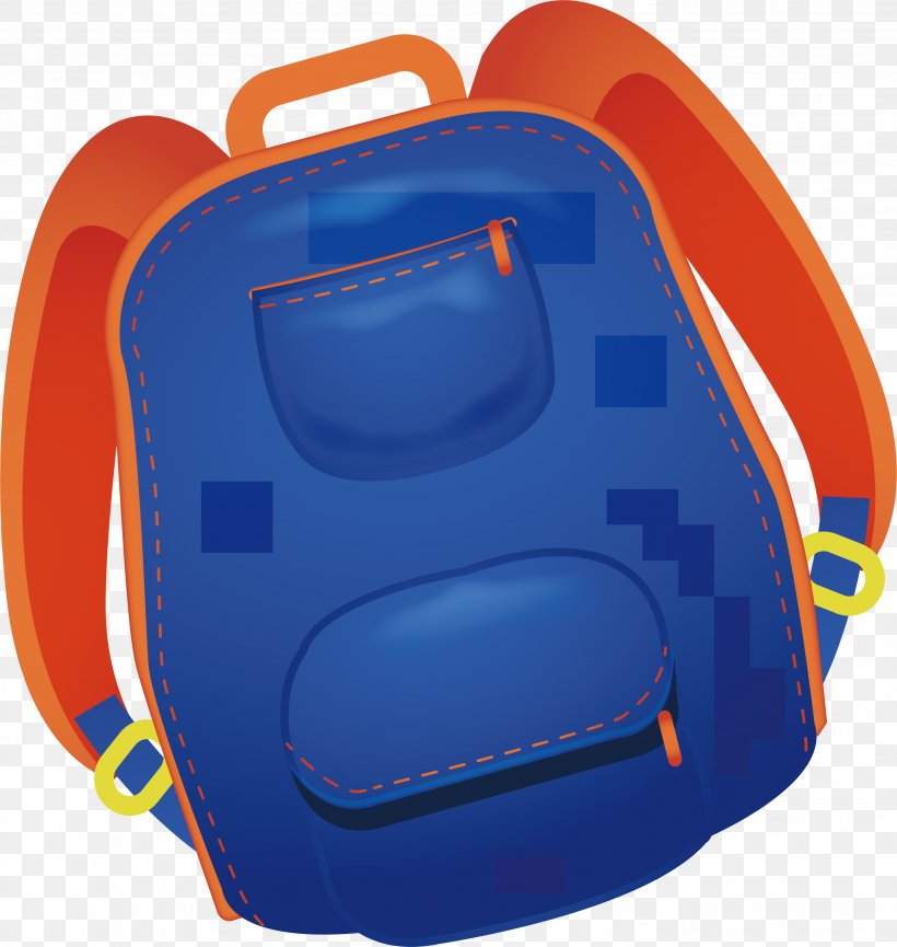 Backpack Blue Vecteur, PNG, 3081x3252px, Backpack, Bag, Blue, Cobalt Blue, Electric Blue Download Free