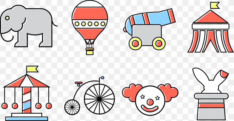Circus Clip Art, PNG, 4784x2481px, Circus, Area, Brand, Elephant, Illustrator Download Free