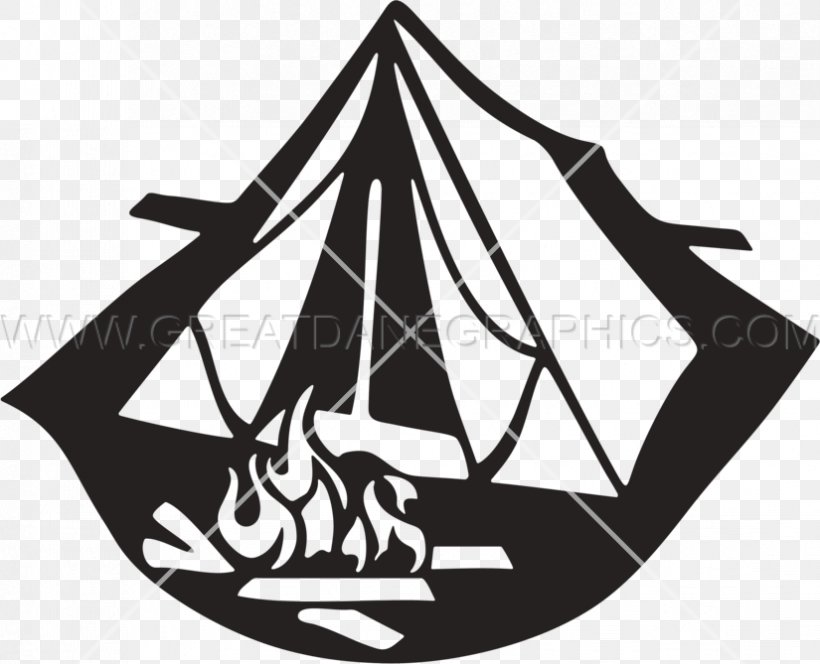 Tent Wall Decal Sticker Camping Clip Art, PNG, 825x669px, Tent, Black And White, Brand, Camping, Caravan Download Free