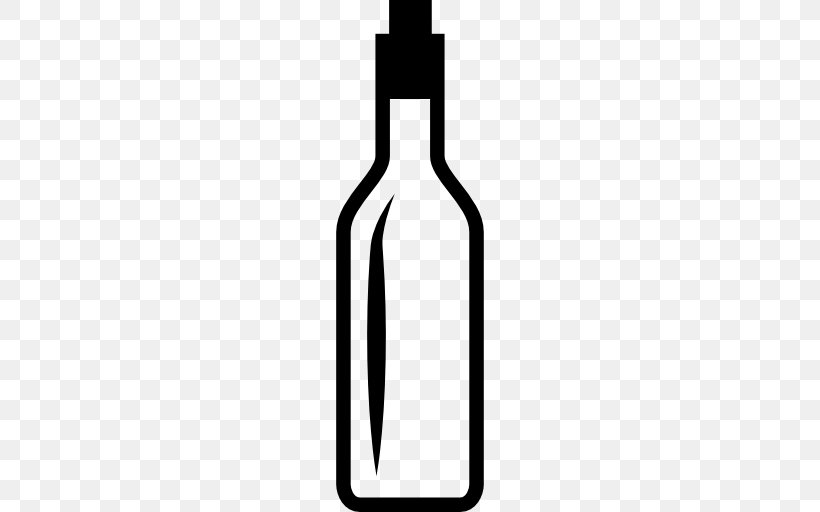 Wine Beer Bottle, PNG, 512x512px, Wine, Alcoholic Drink, Beer, Beer Bottle, Black And White Download Free