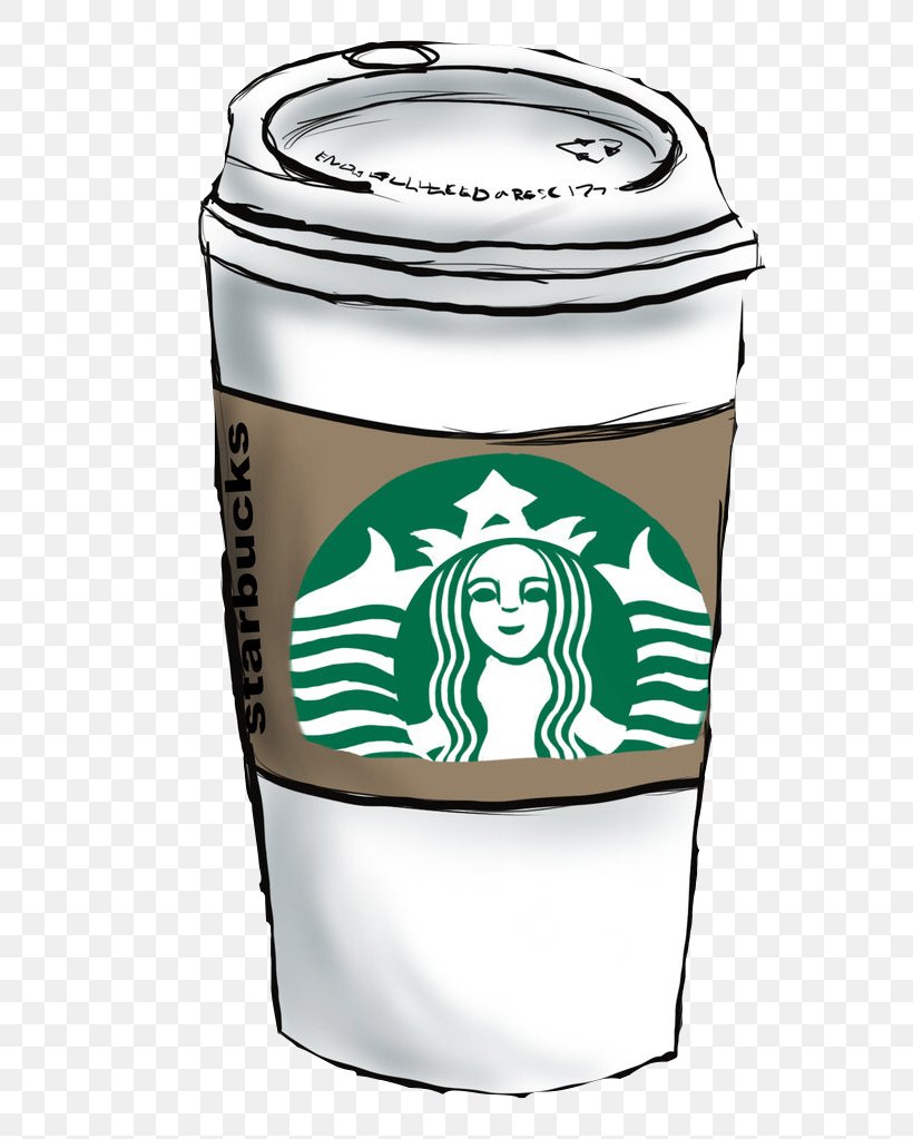 Coffee Starbucks Cup Drawing Clip Art, PNG, 592x1023px, Coffee, Barista, Coffee Cup, Coffee Cup Sleeve, Cup Download Free