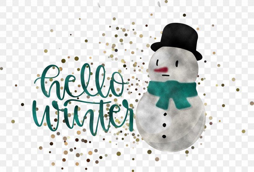 Hello Winter Welcome Winter Winter, PNG, 3000x2042px, Hello Winter, Christmas Day, Christmas Ornament, Christmas Ornament M, Meter Download Free