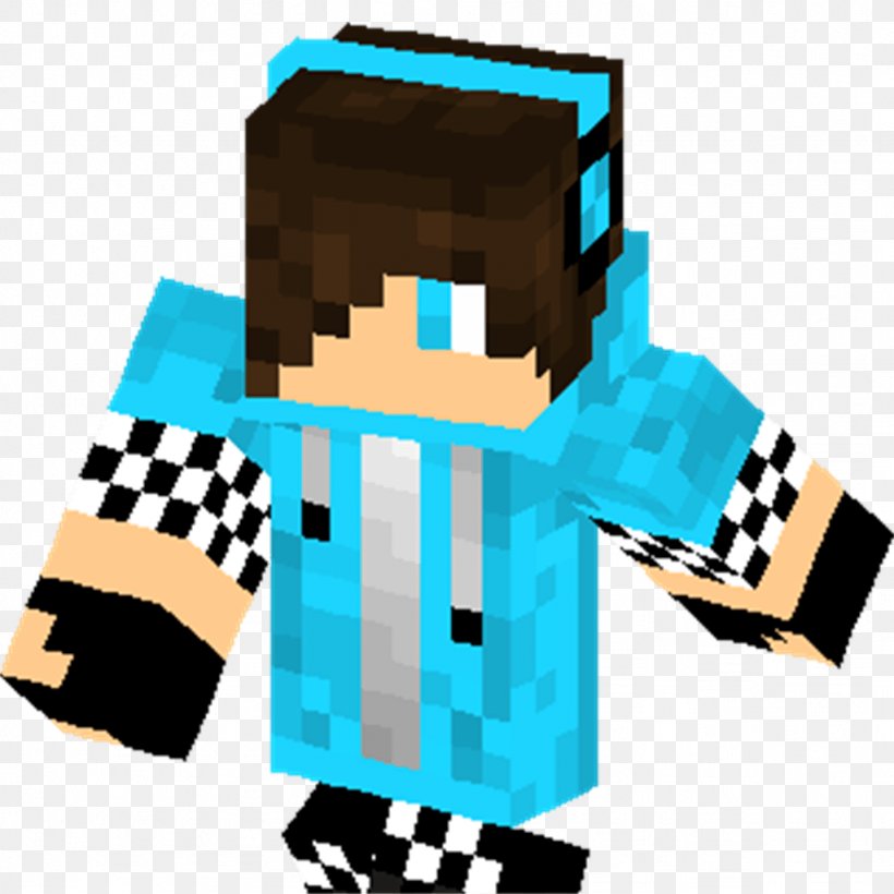 Minecraft Hoodie Boy Blue Video Game, PNG, 1024x1024px, Watercolor ...