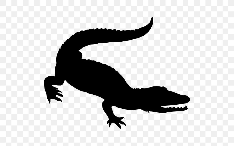Nile Crocodile Alligators Reptile Clip Art, PNG, 512x512px, Crocodile, Alligators, Animal, Black And White, Crocodilia Download Free