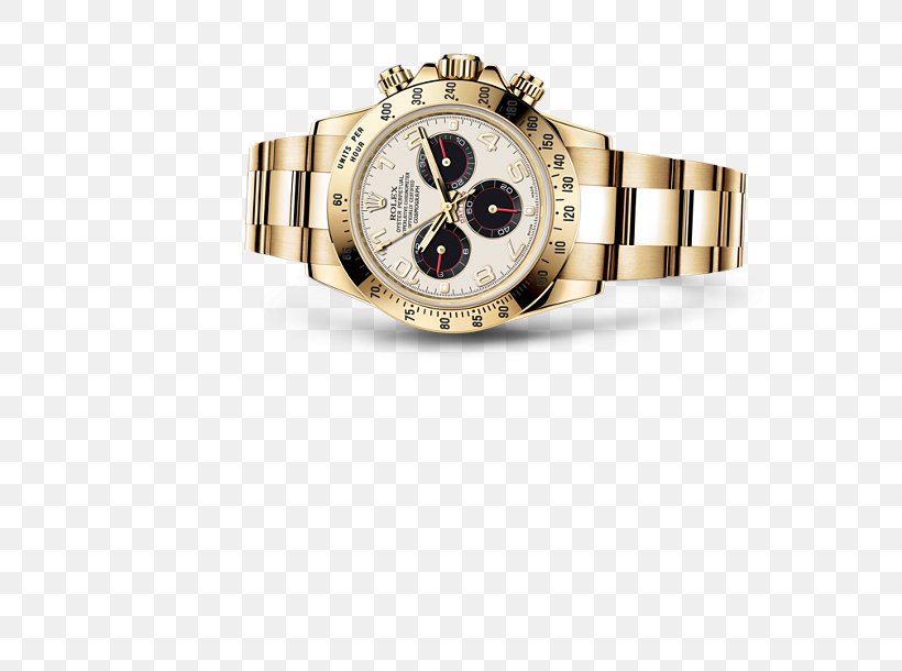 Rolex Daytona Rolex Oyster Perpetual Cosmograph Daytona Chronograph Watch, PNG, 610x610px, Rolex Daytona, Automatic Watch, Brand, Chronograph, Colored Gold Download Free