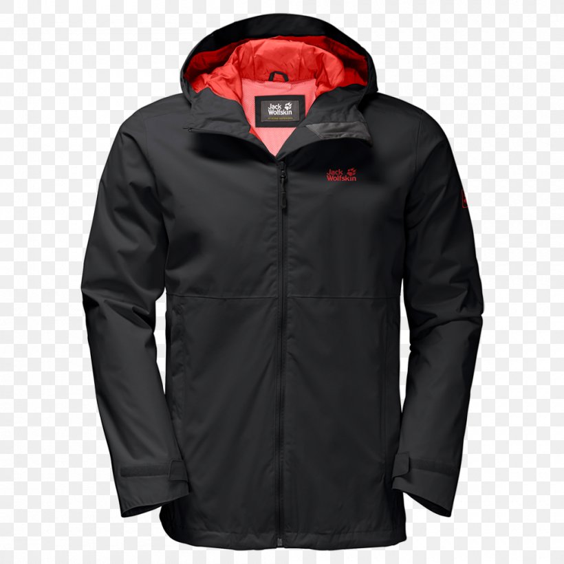 Hood Jack Wolfskin Raincoat Jacket Clothing, PNG, 1000x1000px, Hood, Black, Clothing, Coat, Footwear Download Free