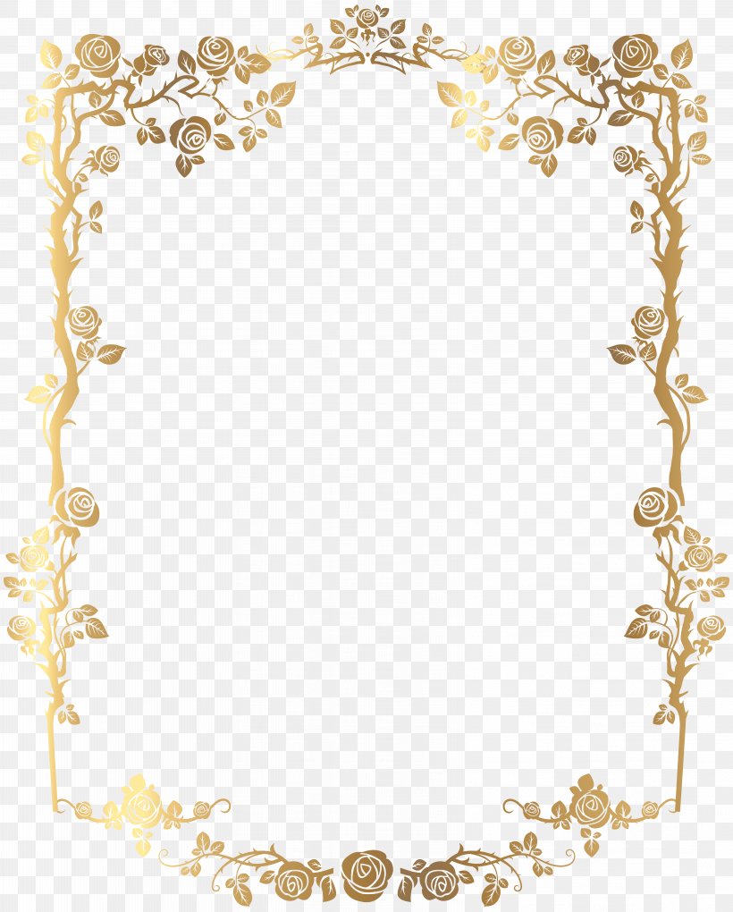 Picture Frames Clip Art, PNG, 6426x8000px, Picture Frames, Area, Art, Body Jewelry, Border Download Free