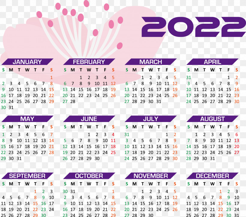 2022 Calendar Year 2022 Calendar Yearly 2022 Calendar, PNG, 3000x2644px, Calendar System, Calendar, Printing, Promotion, Promotional Merchandise Download Free