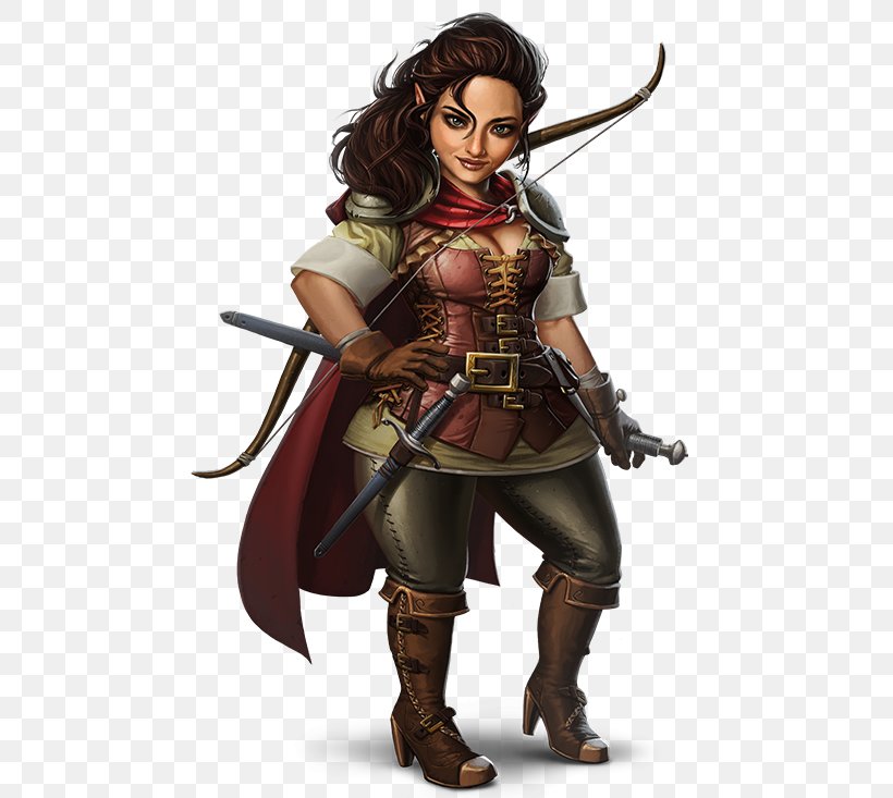 Dungeons & Dragons Pathfinder Roleplaying Game Halfling Ranger Rogue, PNG, 481x733px, Dungeons Dragons, Action Figure, Armour, Cold Weapon, D20 System Download Free