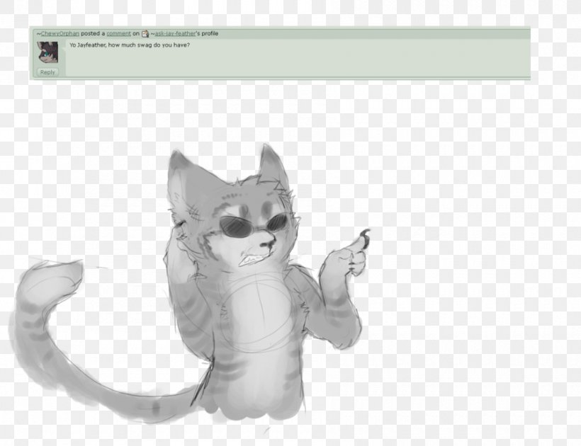 Kitten Cat Whiskers Drawing Warriors, PNG, 900x692px, Kitten, Art, Black And White, Breezepelt, Carnivoran Download Free