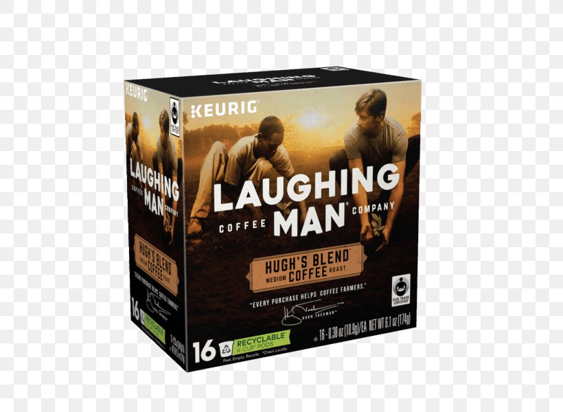 Laughing Man Coffee Cafe Single-serve Coffee Container Coffee Roasting, PNG, 600x600px, Coffee, Brewed Coffee, Cafe, Coffee Bean, Coffee Production Download Free