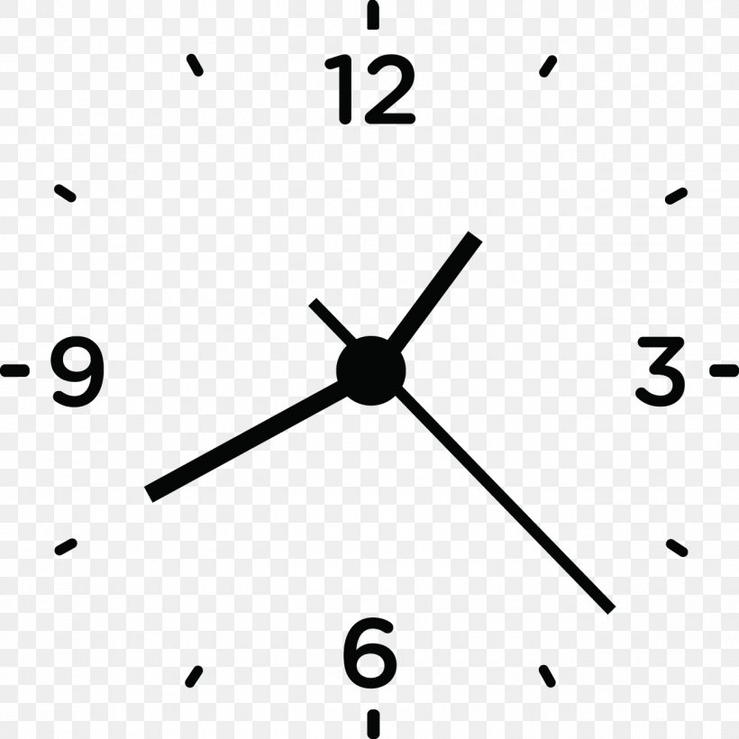 Alarm Clock Digital Clock, PNG, 1300x1300px, Clock, Alarm Clock, Area, Black And White, Diagram Download Free