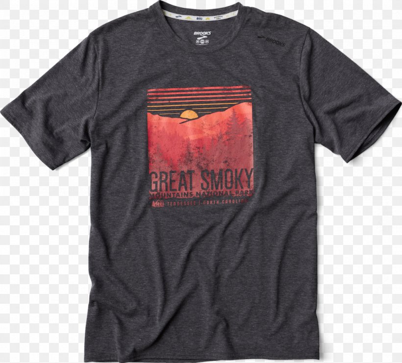 Great Smoky Mountains National Park T-shirt Yosemite National Park, PNG, 1024x926px, Great Smoky Mountains National Park, Active Shirt, Black, Brand, Great Smoky Mountains Download Free