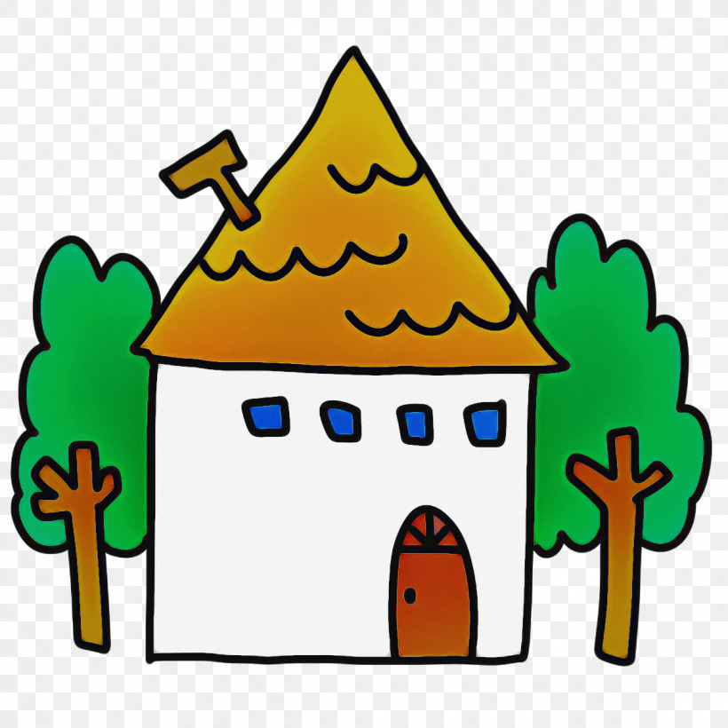House Home, PNG, 1200x1200px, House, Cartoon, Christmas Day, Christmas Tree, Fruit Tree Download Free