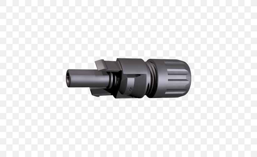 MC4 Connector Stäubli Electrical Connectors MC3 Connector Photovoltaics, PNG, 500x500px, Mc4 Connector, Business, Cylinder, Electrical Cable, Electrical Connector Download Free