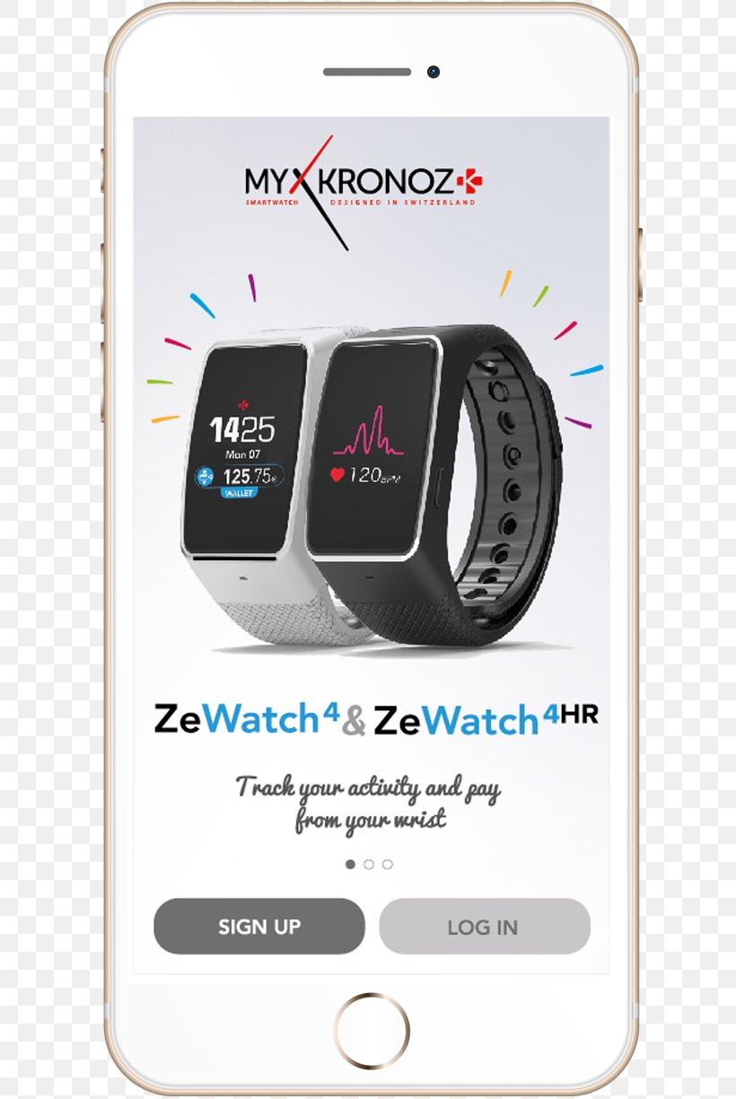 MyKronoz ZeWatch4 Smartwatch Heart Rate Monitor, PNG, 689x1224px, Smartwatch, Android, Computer Monitors, Electronic Device, Electronics Download Free