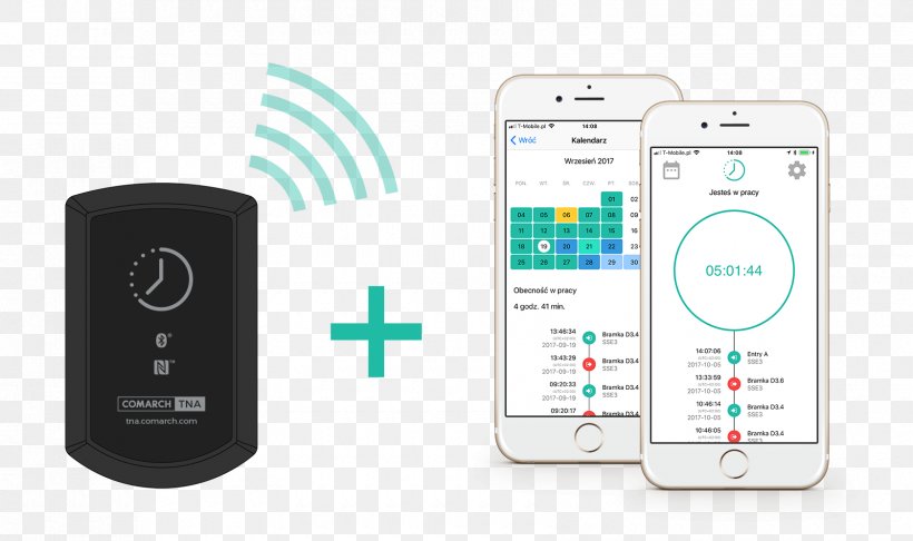 Feature Phone Smartphone Apparaat Time And Attendance Ewidencja Czasu Pracy, PNG, 1680x997px, Feature Phone, Android, Apparaat, Comarch, Communication Download Free