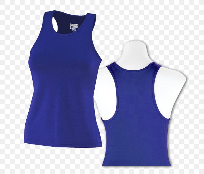 T-shirt Sleeveless Shirt Polyester, PNG, 700x700px, Tshirt, Active Shirt, Active Tank, Blue, Clothing Download Free