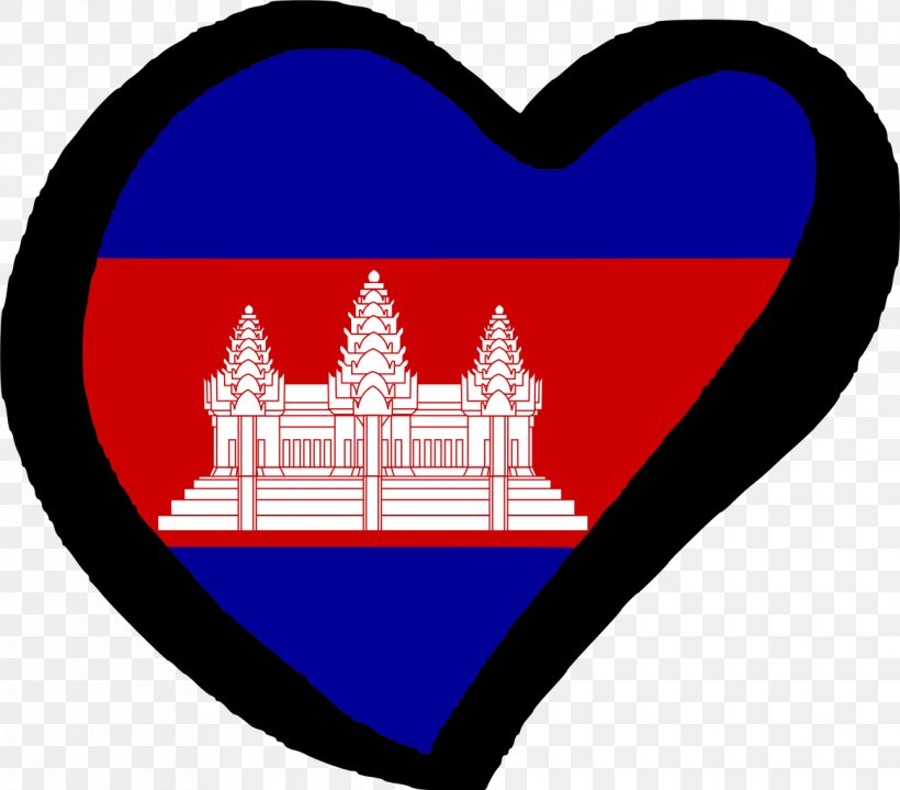 Flag Of Cambodia Angkor Wat Khmer Empire French Protectorate Of Cambodia National Flag, PNG, 1166x1024px, Watercolor, Cartoon, Flower, Frame, Heart Download Free