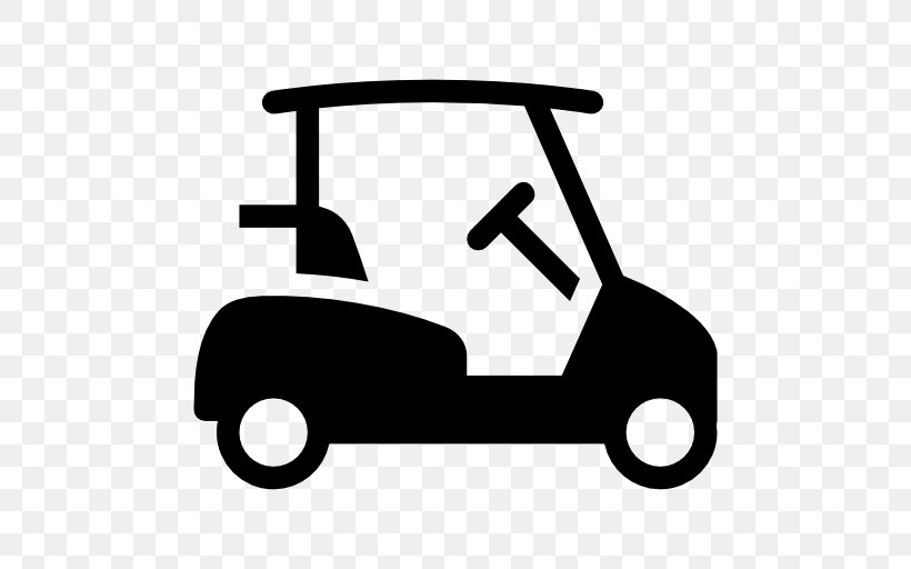 Golf Buggies Cart Clip Art, PNG, 512x512px, Golf Buggies, Automotive Design, Black, Black And White, Car Download Free