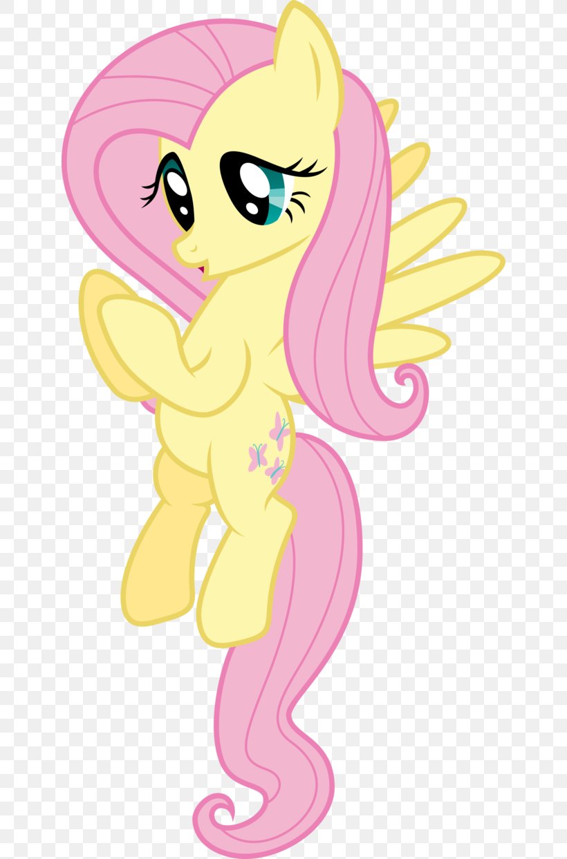 Pony Fluttershy Horse Art, PNG, 642x1243px, Watercolor, Cartoon, Flower, Frame, Heart Download Free