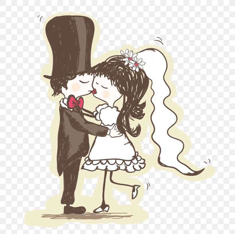 Wedding Invitation Kiss Bridegroom, PNG, 2144x2133px, Watercolor, Cartoon, Flower, Frame, Heart Download Free