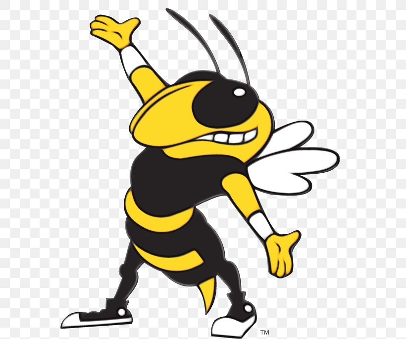 Bumblebee, PNG, 578x683px, Watercolor, Bee, Bumblebee, Cartoon, Honeybee Download Free