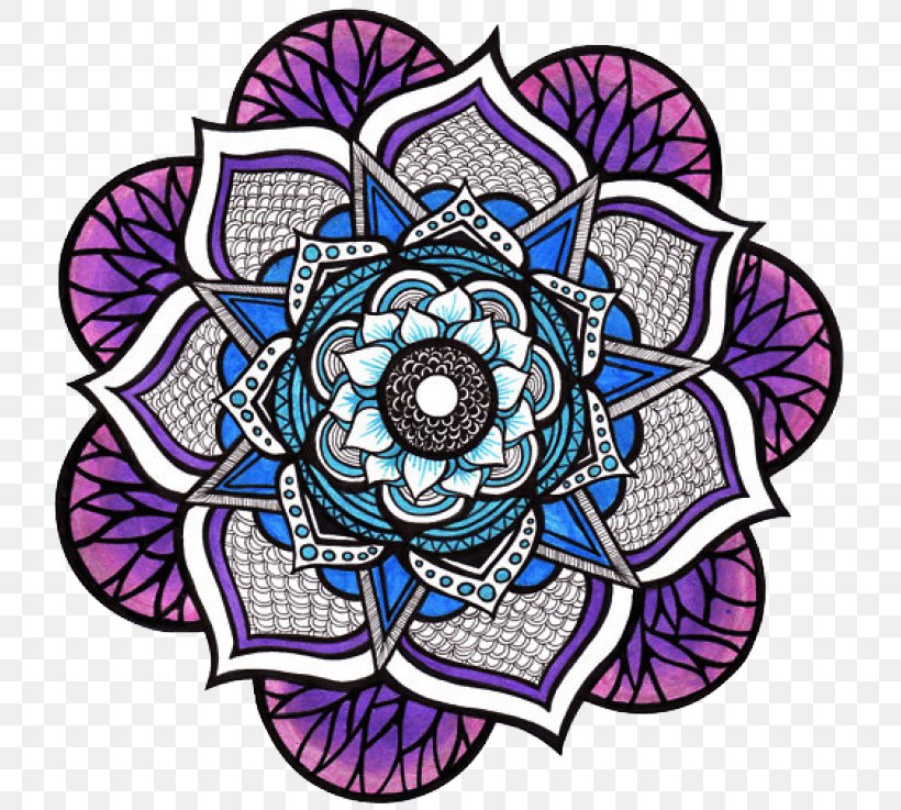 Mandala Drawing Coloring Book, PNG, 728x737px, Mandala, Art, Color, Coloring Book, Drawing Download Free