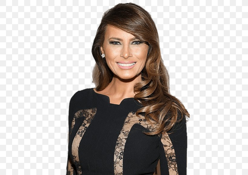 Melania Trump President Of The United States Marriage Wife, PNG, 435x580px, Melania Trump, Bangs, Beauty, Black Hair, Blond Download Free