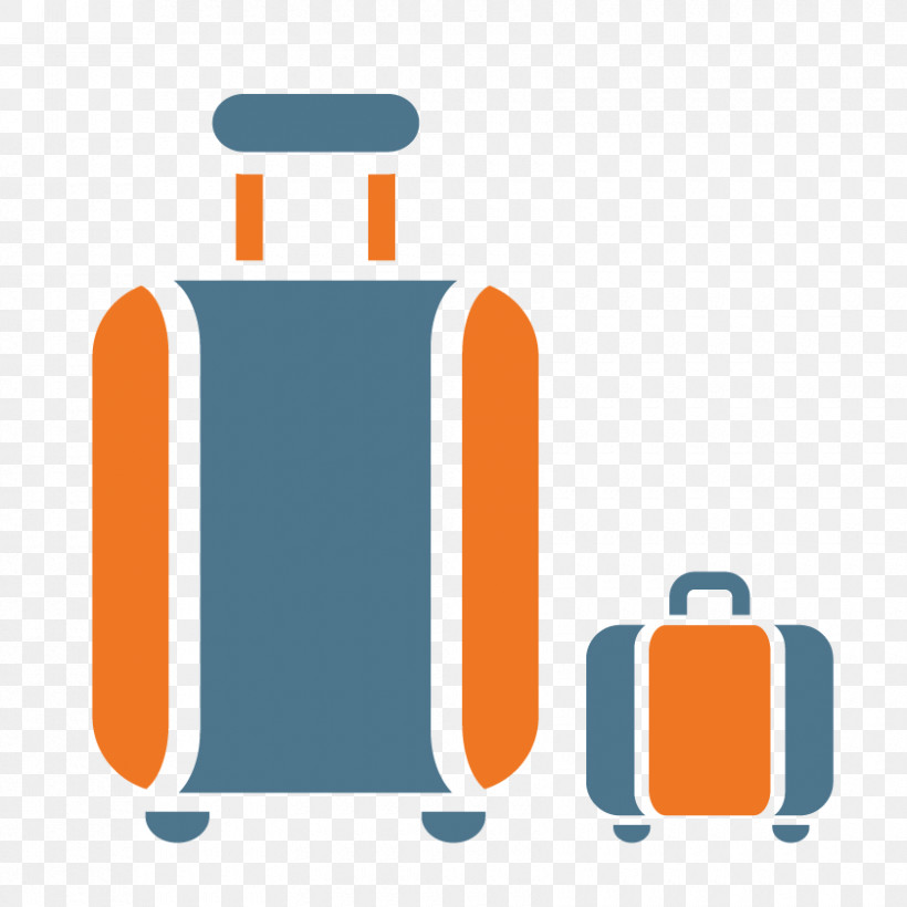 Orange, PNG, 840x840px, Suitcase, Baggage, Hand Luggage, Line, Luggage And Bags Download Free