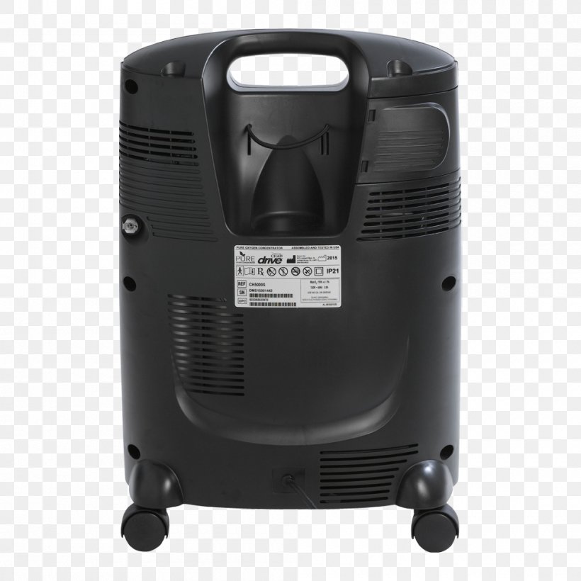 Portable Oxygen Concentrator Machine, PNG, 1000x1000px, Oxygen Concentrator, Com, Concentration, Concentrator, Hardware Download Free