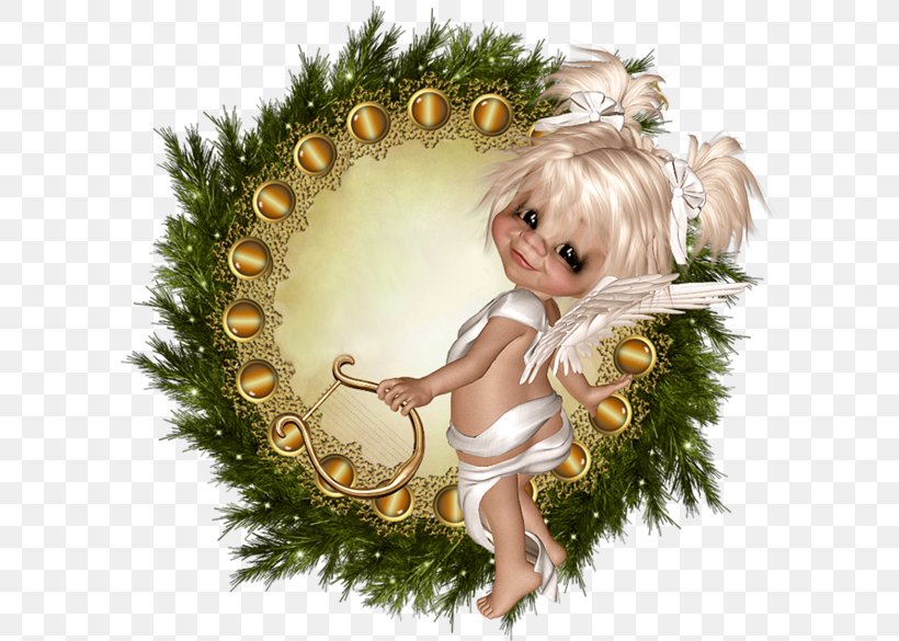 Santa Claus Christmas Ornament Garland Clip Art, PNG, 600x585px, Watercolor, Cartoon, Flower, Frame, Heart Download Free