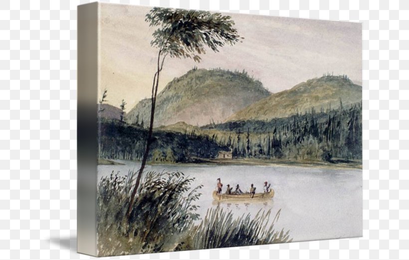 Watercolor Painting Gallery Wrap Picture Frames Loch, PNG, 650x521px, Watercolor Painting, Art, Canvas, Gallery Wrap, Inlet Download Free