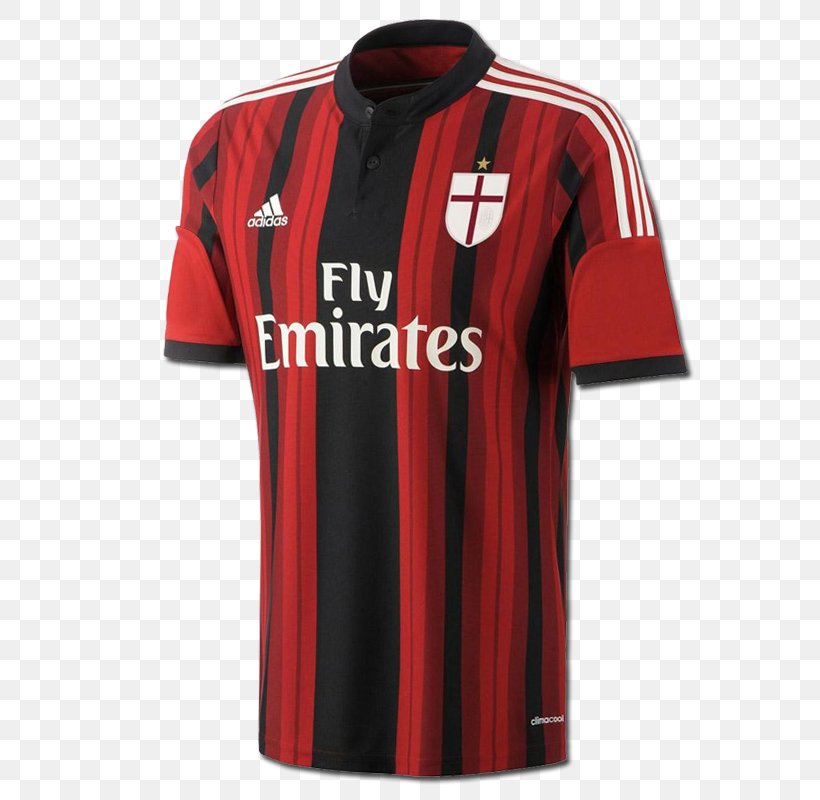 Sports Fan Jersey T-shirt A.C. Milan 2014-15 AC Milan Adidas Home Football Shirt Sleeve, PNG, 700x800px, Sports Fan Jersey, Ac Milan, Active Shirt, Brand, Clothing Download Free