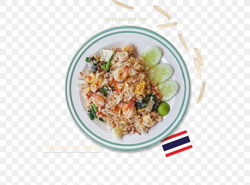 Thai Fried Rice Yangzhou Fried Rice Thai Cuisine Nasi Goreng, PNG, 534x609px, Thai Fried Rice, Asian Food, Chinese Food, Commodity, Congee Download Free
