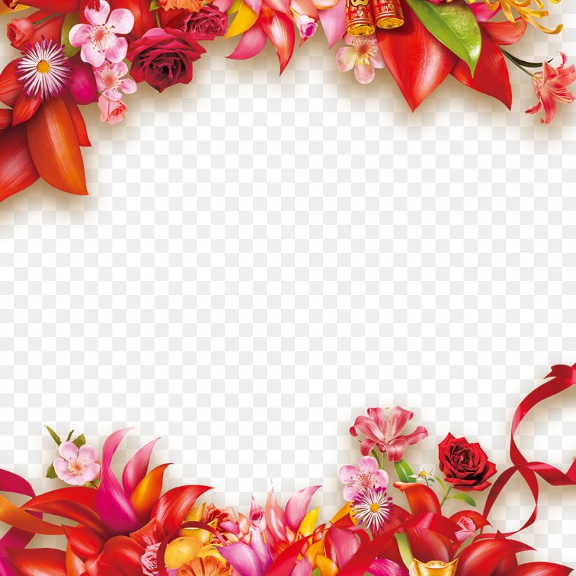 Chinese New Year, PNG, 1000x1000px, Chinese New Year, Artificial Flower, Coreldraw, Cut Flowers, Dwg Download Free