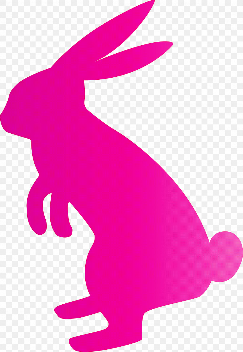 Easter Bunny Easter Day Rabbit, PNG, 2070x3000px, Easter Bunny, Easter Day, Magenta, Pink, Rabbit Download Free